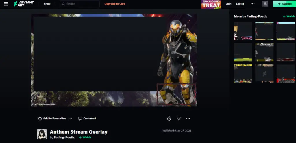 Anthem Stream Overlay