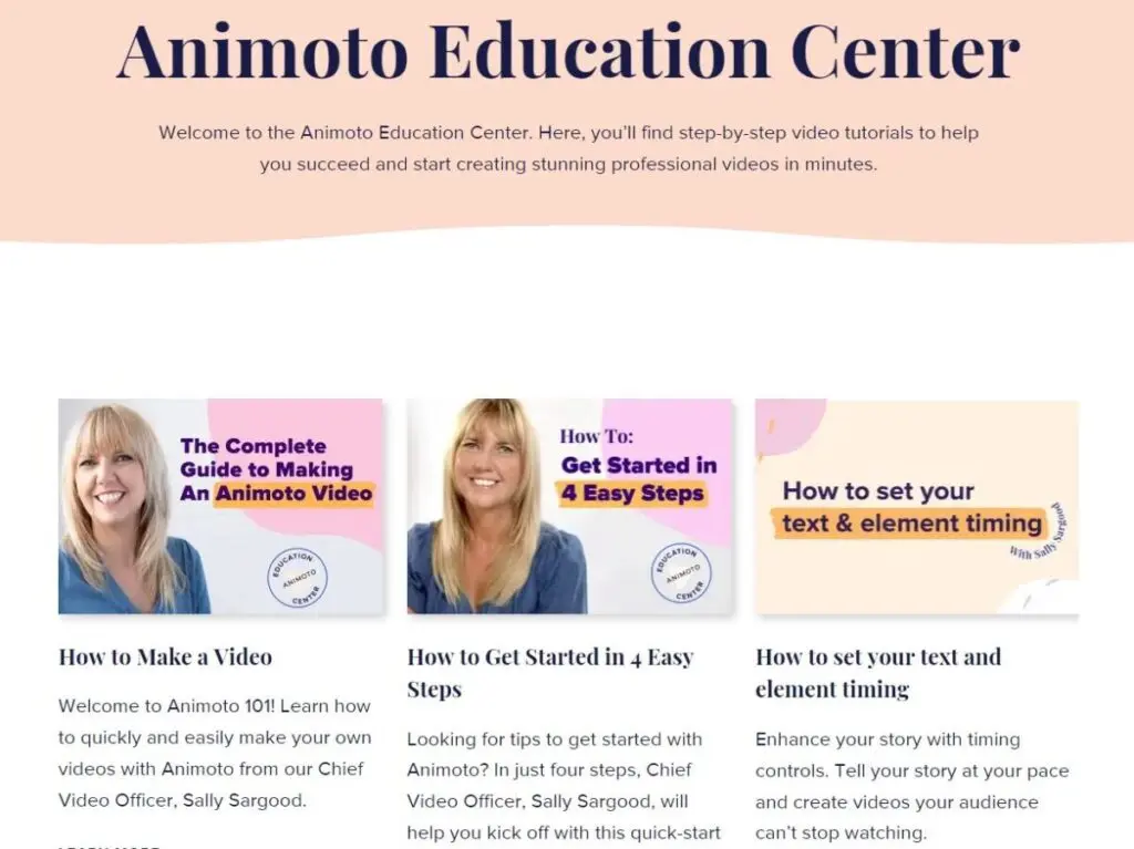 Social Media Video Maker Animoto