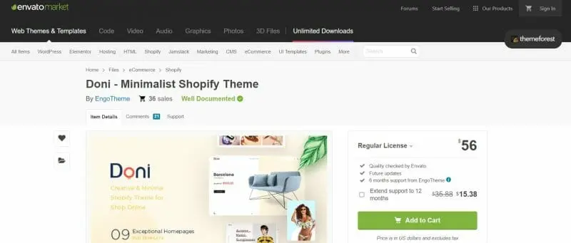 Doni’s minimalistic and modern design