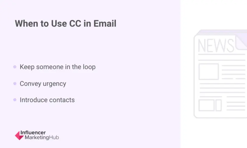 Cc Email Visualization How to Use CC and BCC in Email to Keep Communications Efficient