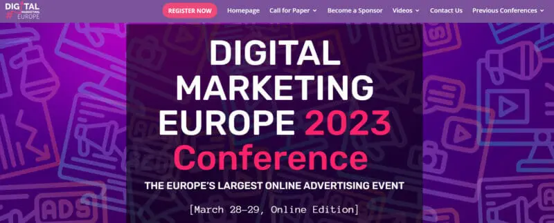 Digital Marketing Europe Conference