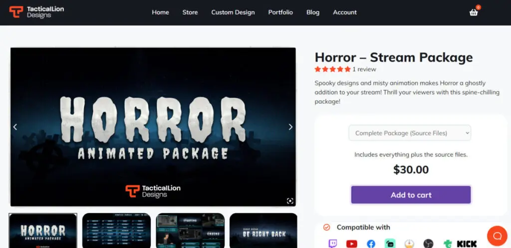 Horror - Stream Package