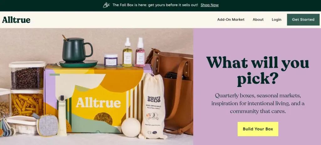 ecommerce lander example
