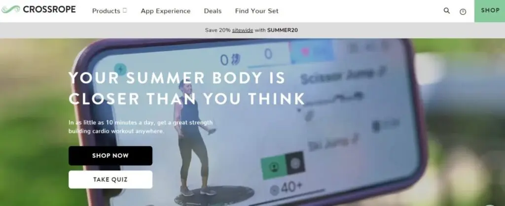 ecommerce web design Crossrope