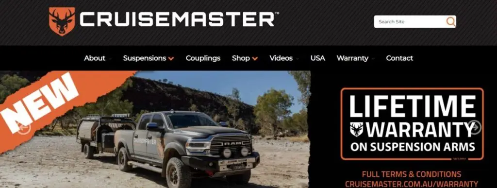 Cruisemaster website