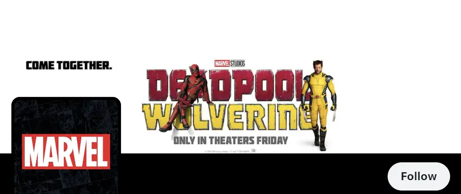 Marvel Entertainment Twitter banner