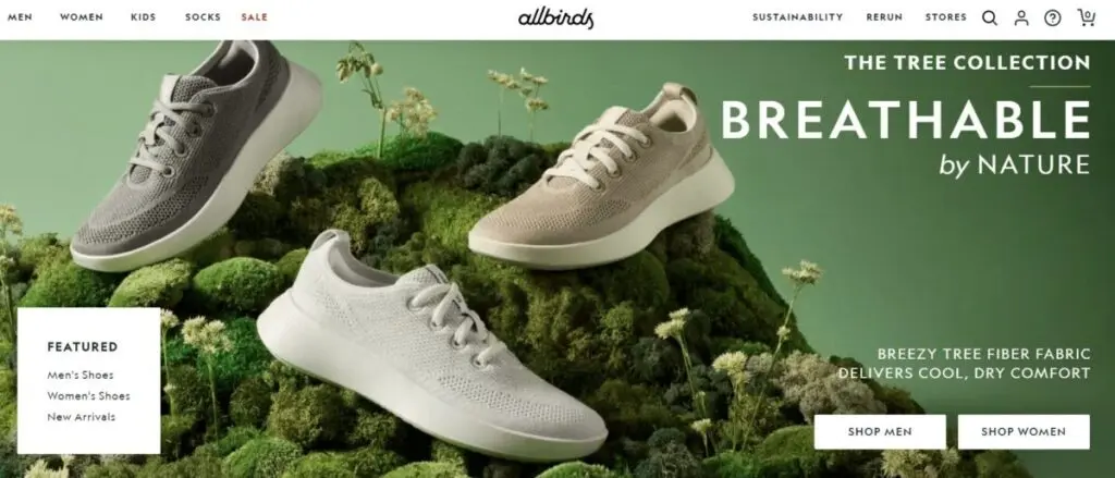 Allbirds Website Design