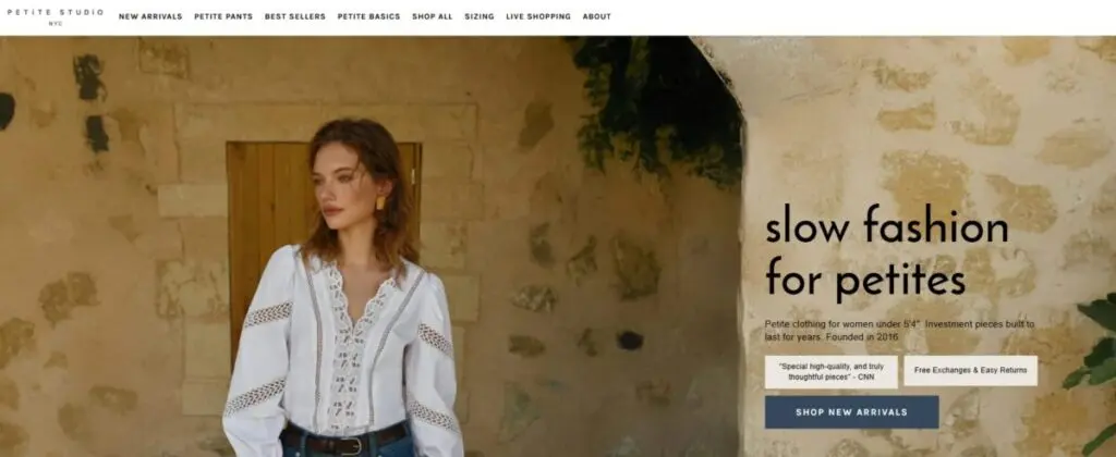 Petite Studio NYC Best Online Shopping Sites