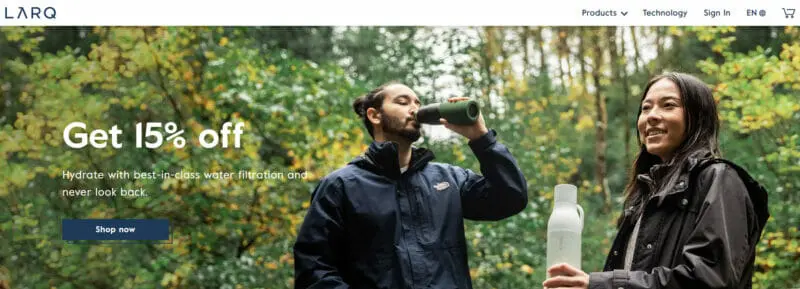 eCommerce Sites Larq.- eCommerce Websites