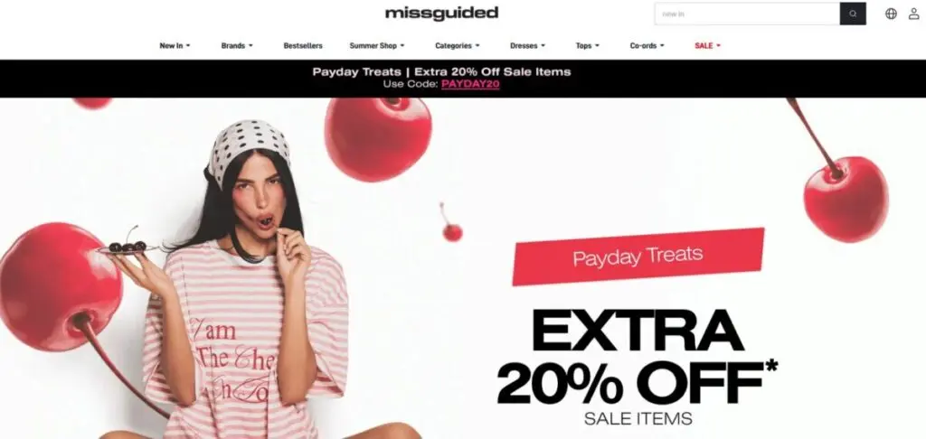 Misguided Best Online Shopping Sites