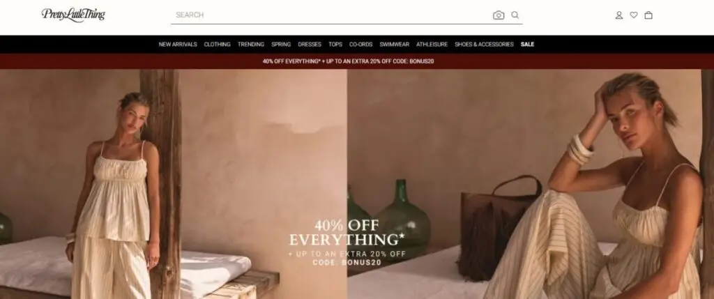 PrettyLittleThings Best Online Shopping Sites