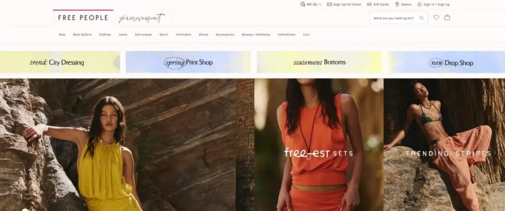Free People Best Online Shopping Sites