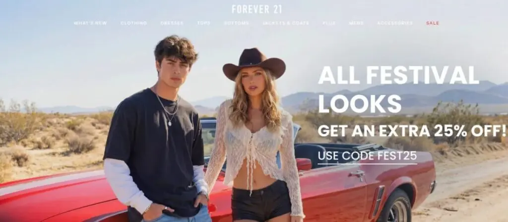 Forever 21 Best Online Shopping Sites