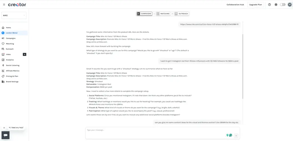AI-Powered Campaign Builder London