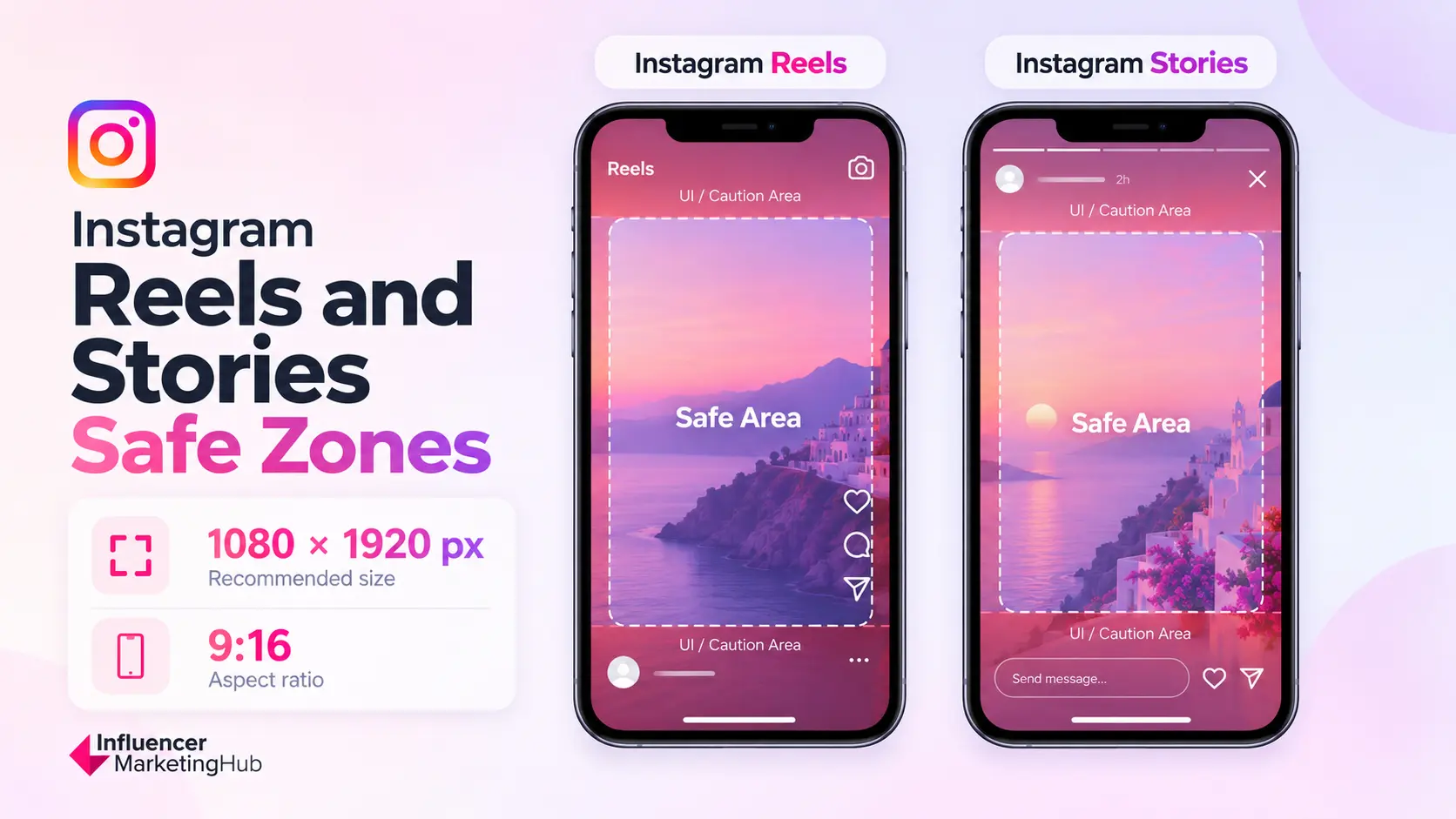 Instagram Reels and Stories Safe Zones