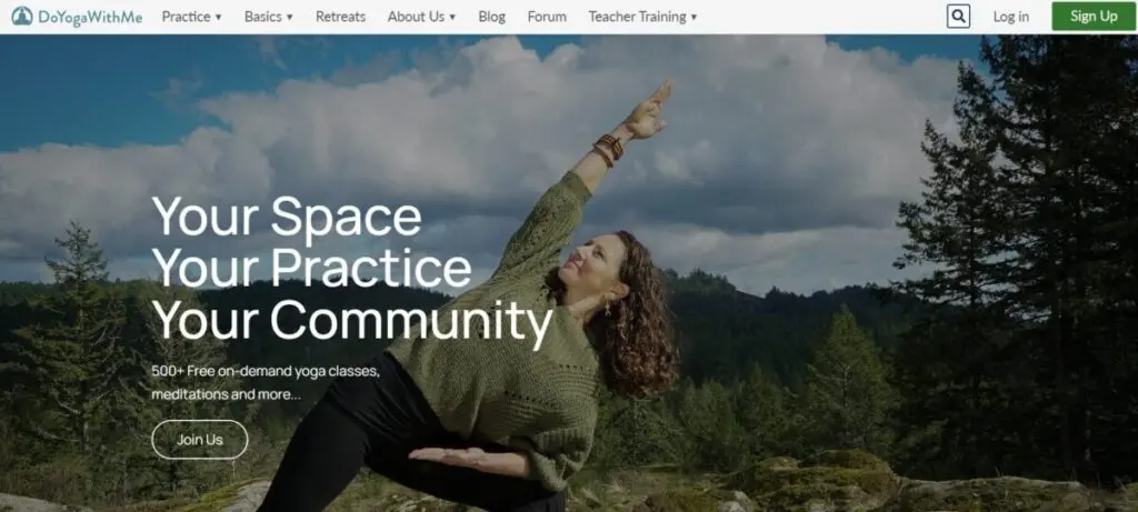 DoYogaWithMe Free Classes