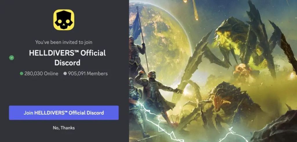 HELLDIVERS™ Official Discord