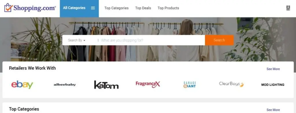 Shopping.com Price Comparison Site