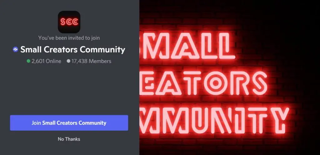 Small Creators Community