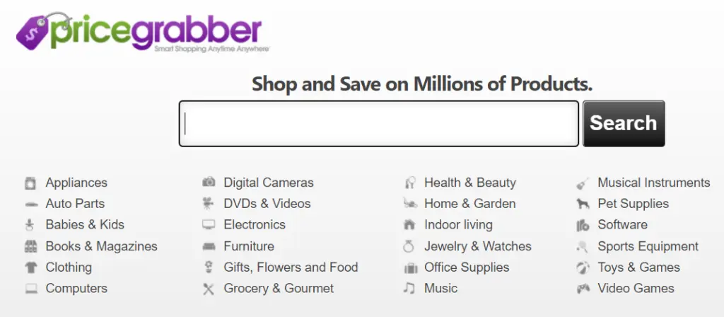 Price Comparison Site PriceGrabber