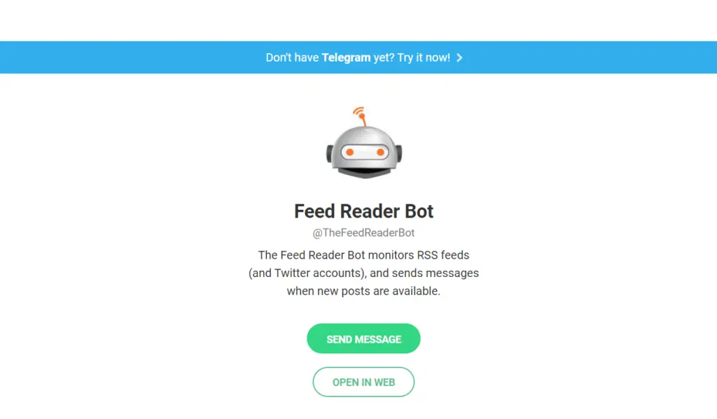 Feed Reader Bot