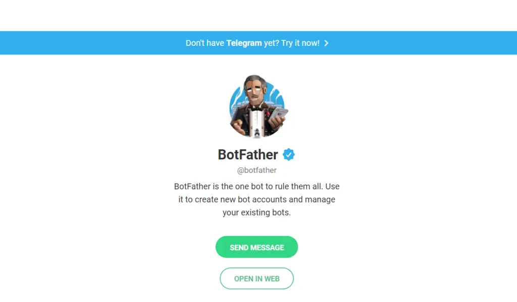 BotFather telegram bot