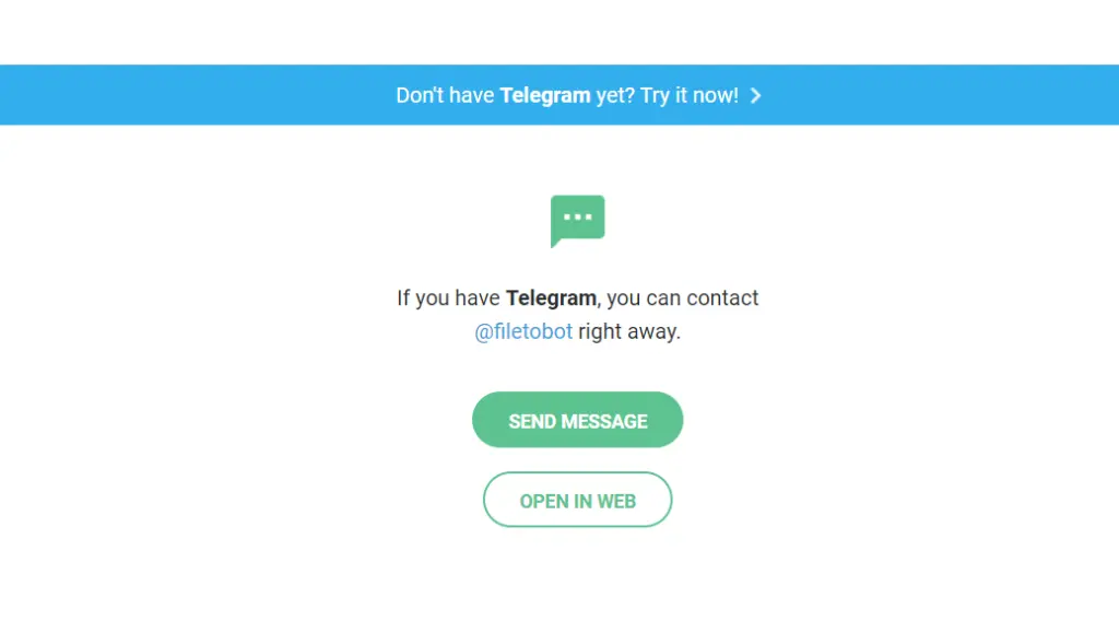 File to Bot telegram