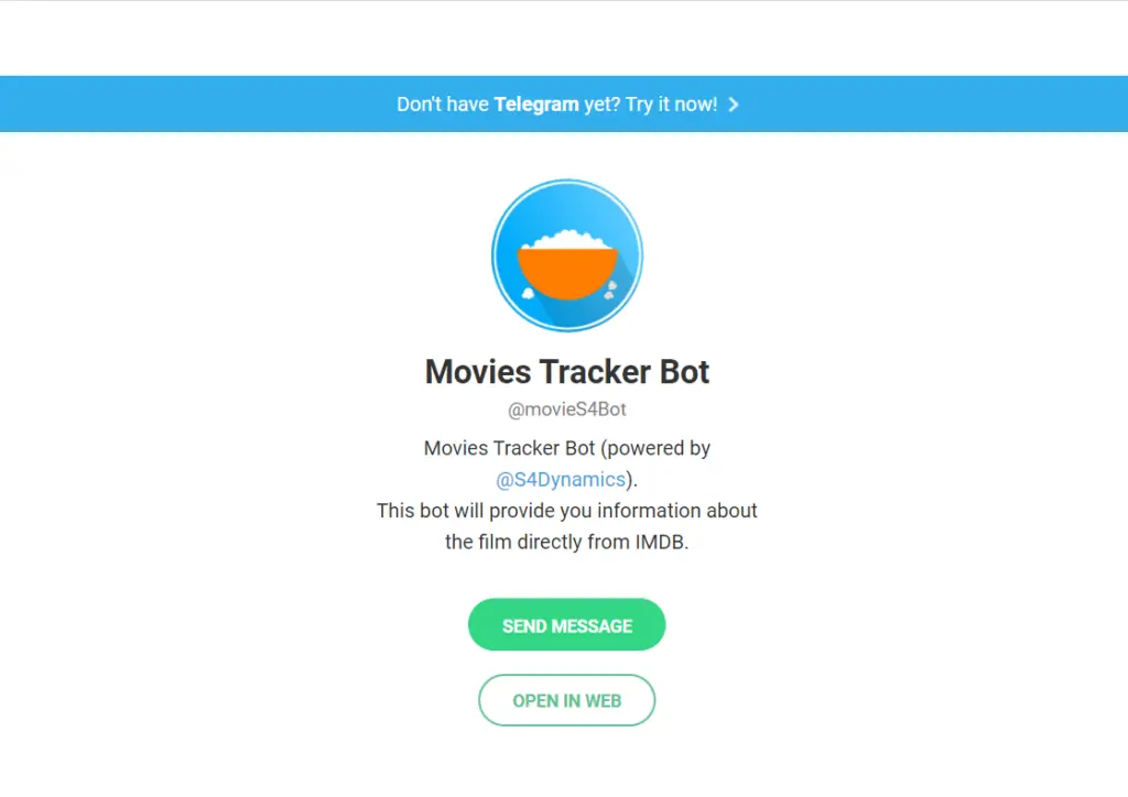 Movies Tracker Bot