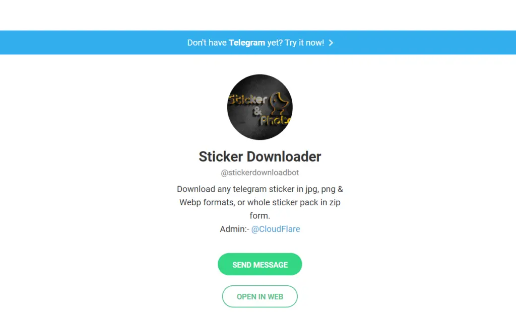 Sticker Downloader telegram