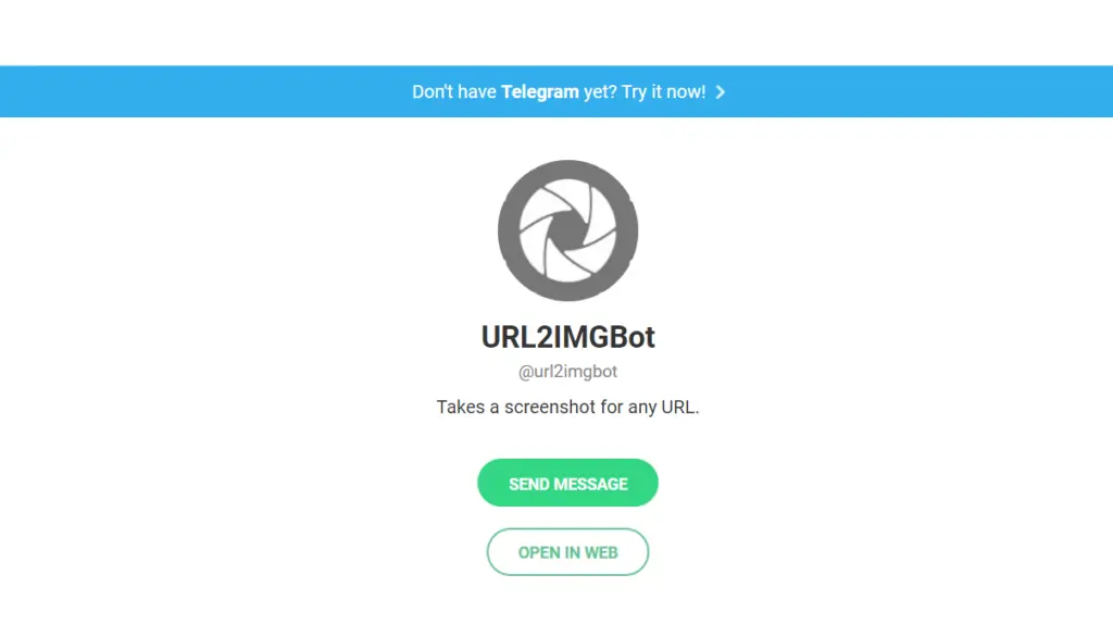 URL2IMG Bot telegram