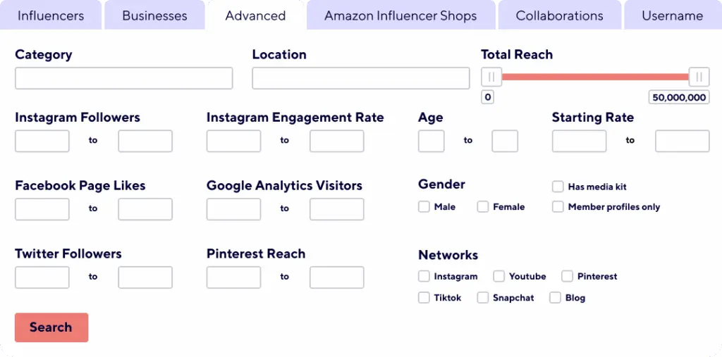 influencer discovery tool