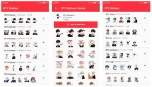WhatsApp BTS Stickers