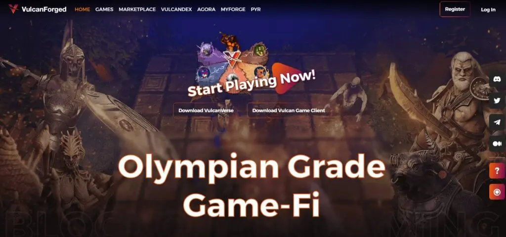 Vulcan Forged small NFT platform