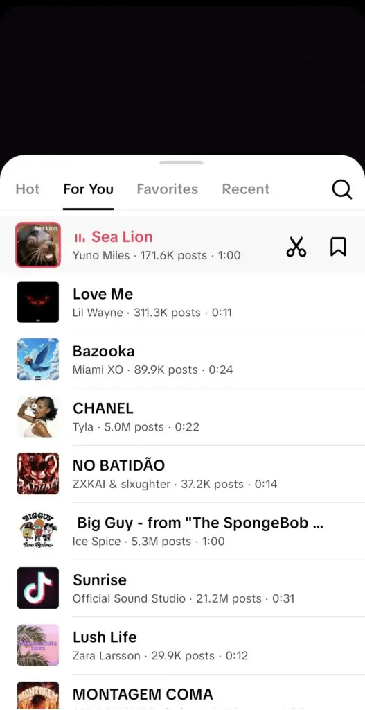 Adding TikTok Sounds