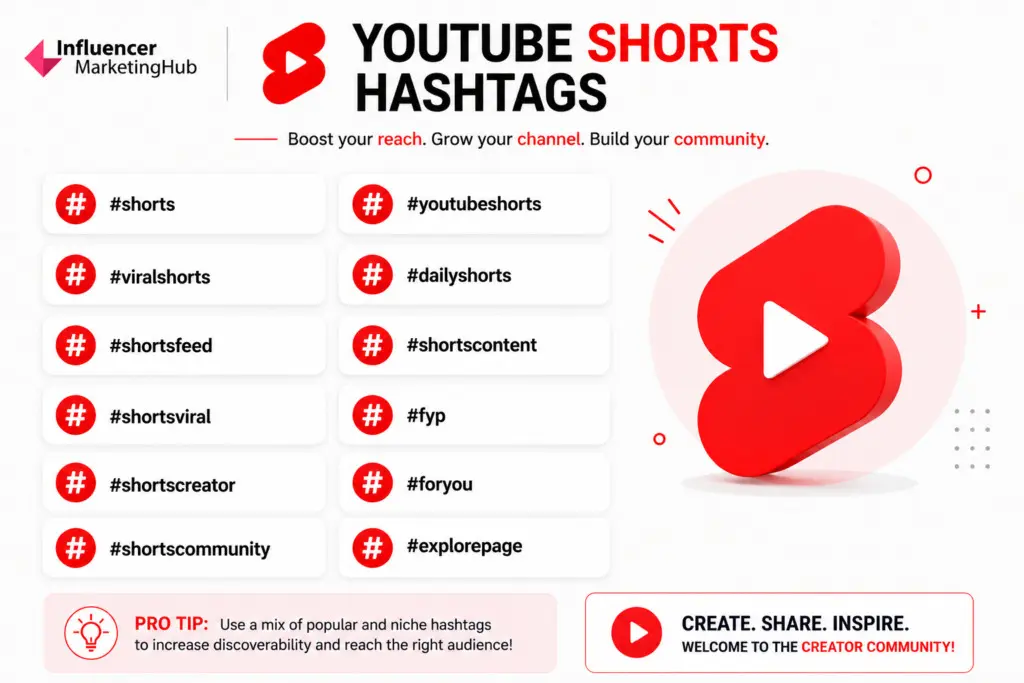 YouTube Shorts Hashtags