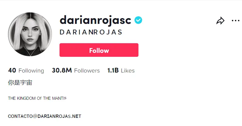 Darian Rojas tiktok influencer