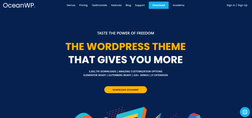OceanWP - the Only WordPress Theme