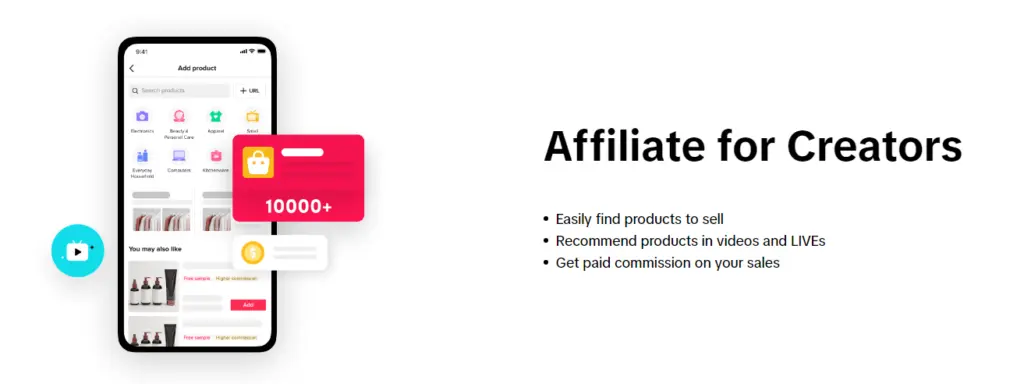 TikTok Shop for Affilaite Marketing on TikTok