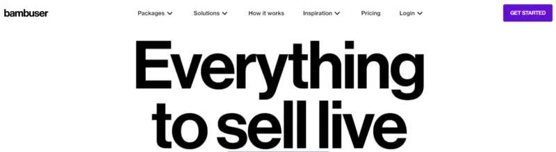 Bambuser Live Commerce Stream Shopping