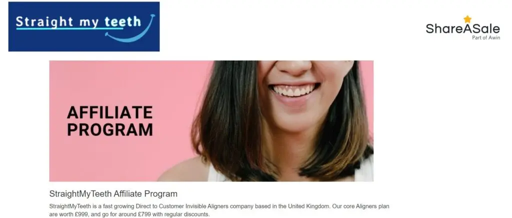 Straight My Teeth affiliate marketing