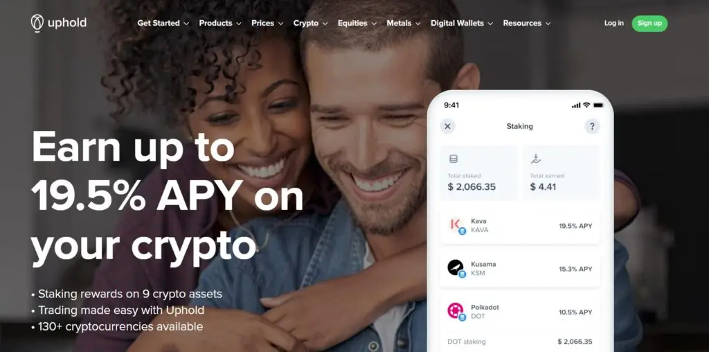 Uphold is platform to trade multiple assets