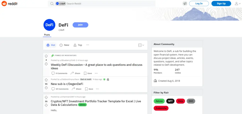 Defi is decentralized finance