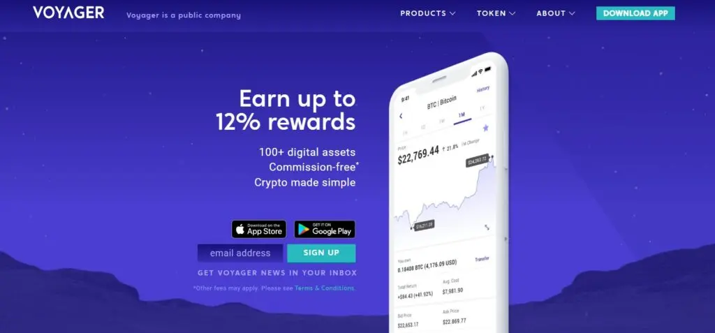 Voyager is public trading platform