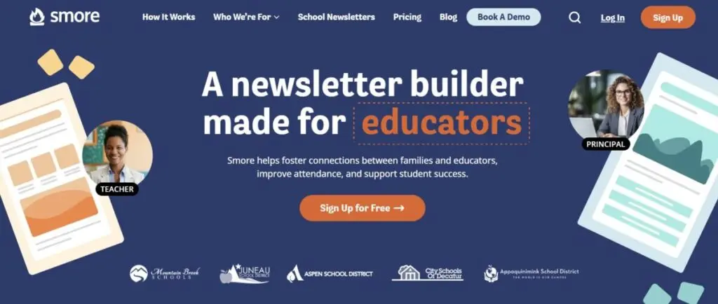 Smore online platform Squarespace