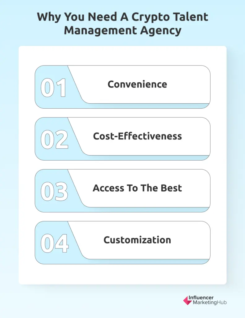 why you need a crypto talent management agency