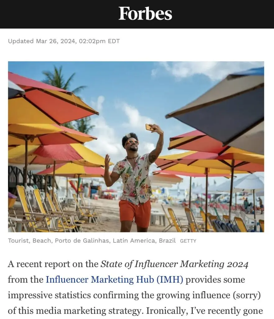 Forbes Influencer Marketing Hub