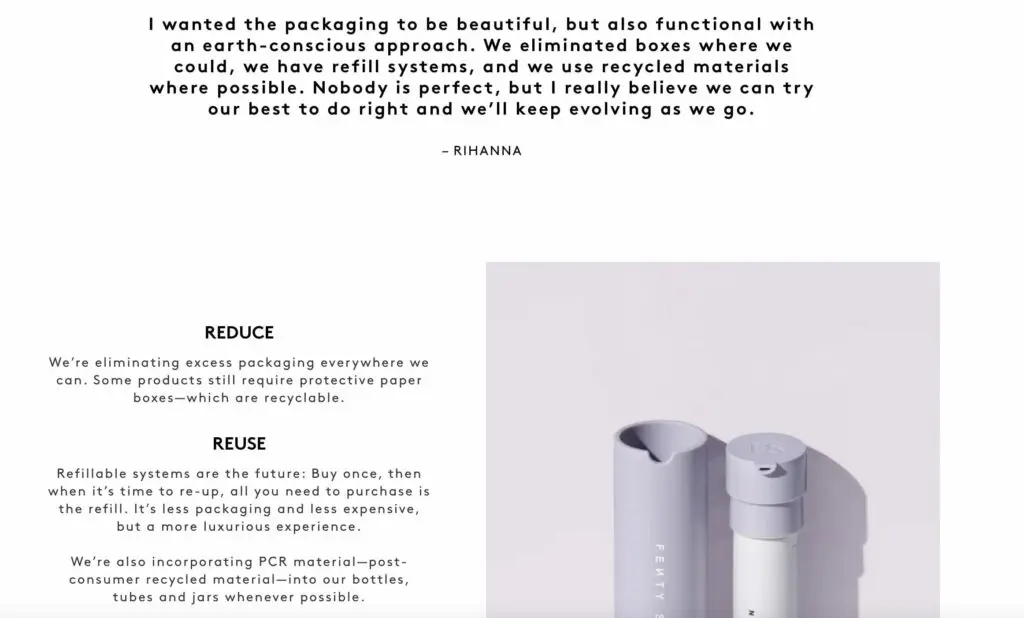 Fenty Beauty social responsibility marketing