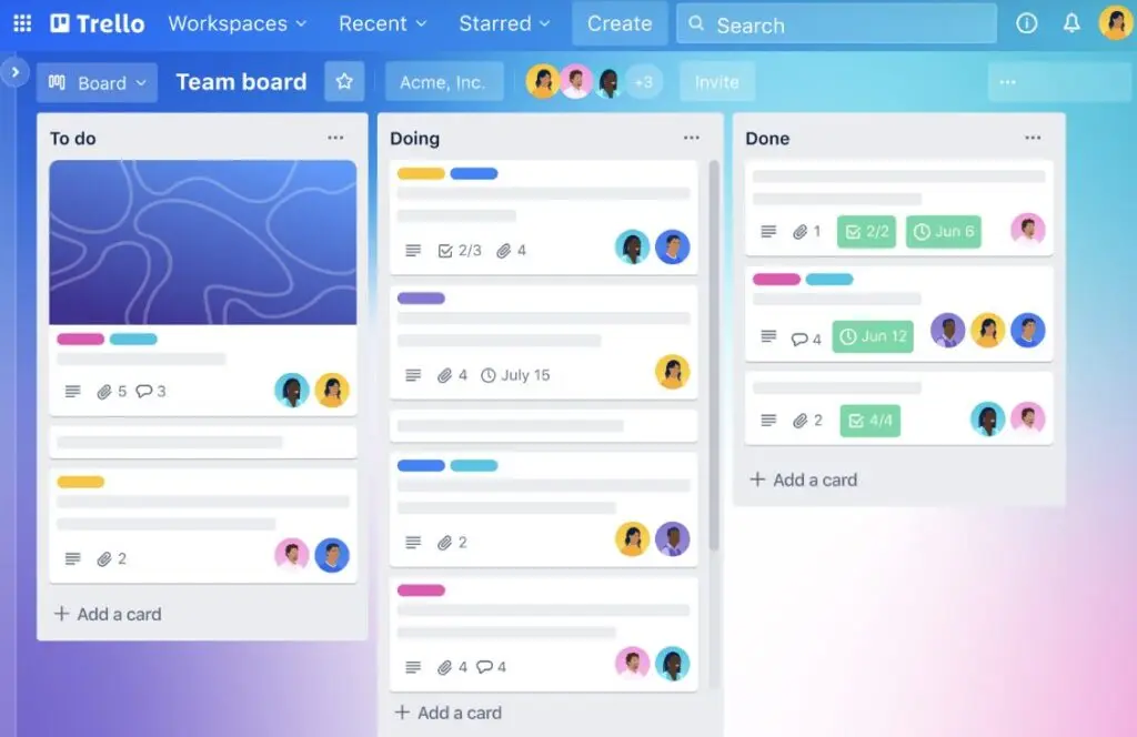 What Is Enterprise Marketing- Trello collaboration platform