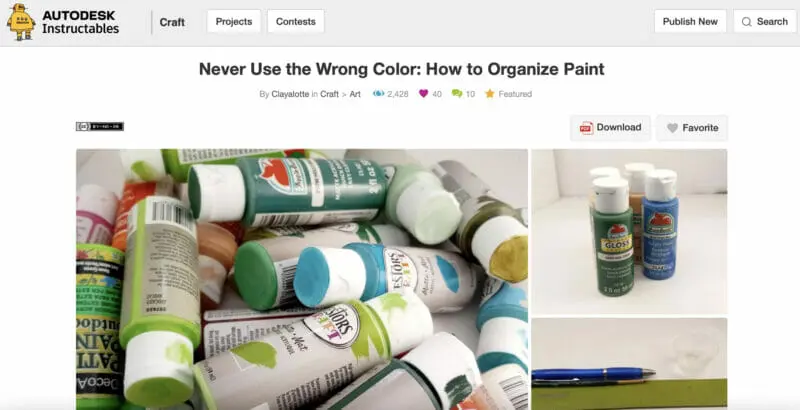 Instructables platform