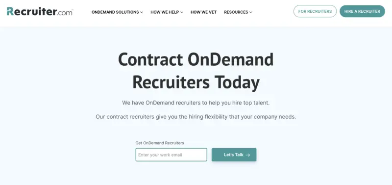 Recruiter.com / CTA buttons - Boost Social Media Conversion Rates